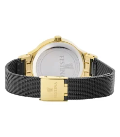 Outlet Horloge Mademoiselle Gold - Dark Silver DAMES Horloges