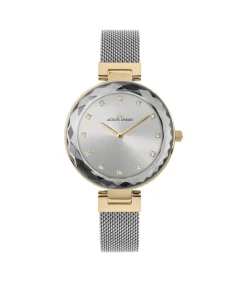 DAMES Jacques Lemans Horloge Milano Crystal Silver - Gold