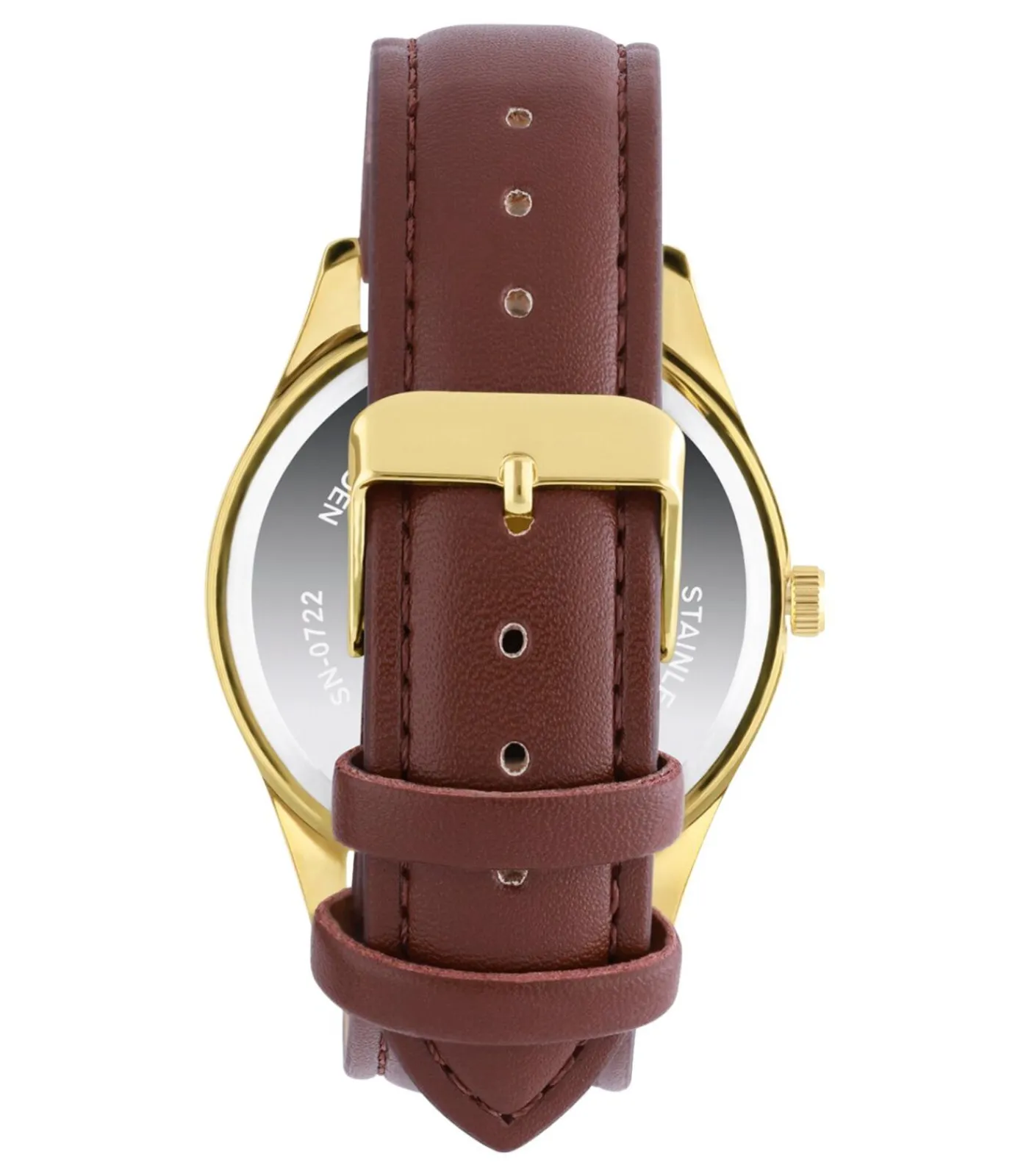 Heren Lucardi Horloge PU leer