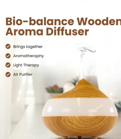 Hot Houten Aromadiffuser Transparant Paneel [USB] Kaarsen & Kaarshouders