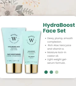 Warda Hyaluron dagcrème en gelserumset