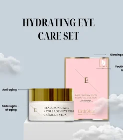 Sale Hyaluronzuur + Collageen Pro Age Oogcrème + Oogpads Gezicht Sets