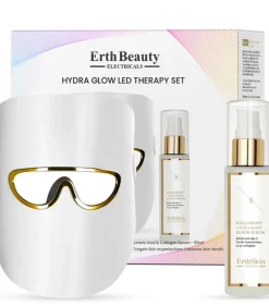 Erth Skin London HYDRA GLOW LED THERAPIE SET (LED LICHT THERAPIE MASKER wit met HA Serum)