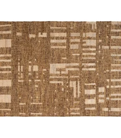 New Ian Handgeweven Vloerkleed - Wol - Bruin 170x240 cm Tapijten