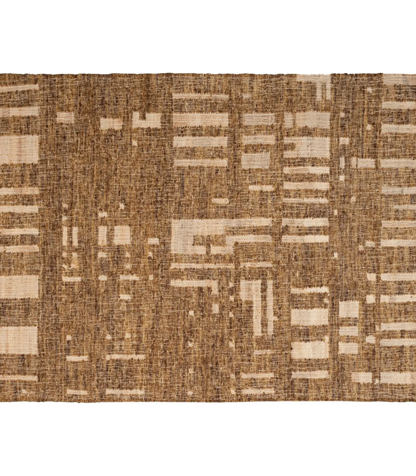 New Ian Handgeweven Vloerkleed - Wol - Bruin 170x240 cm Tapijten