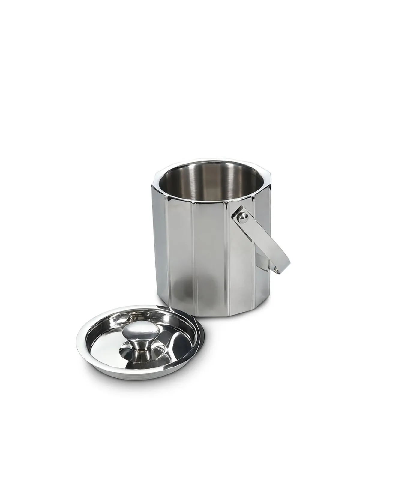 S|P Collection Ijsemmer 15,5xH17,5cm dubbelwandig zilver Nox