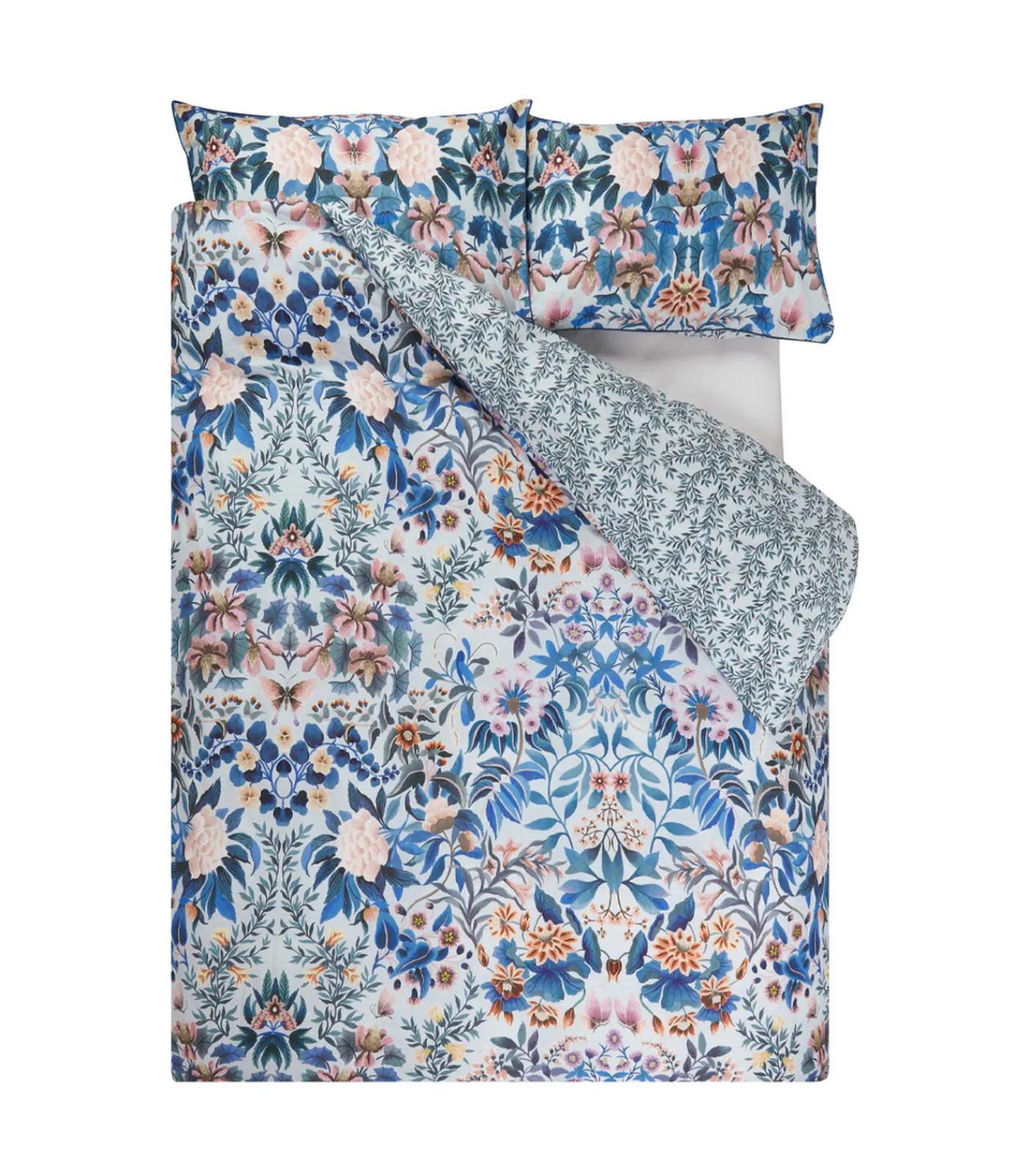 Ikebana Damask - Dekbedovertrek in katoen perkal met print Dekbedovertrekken