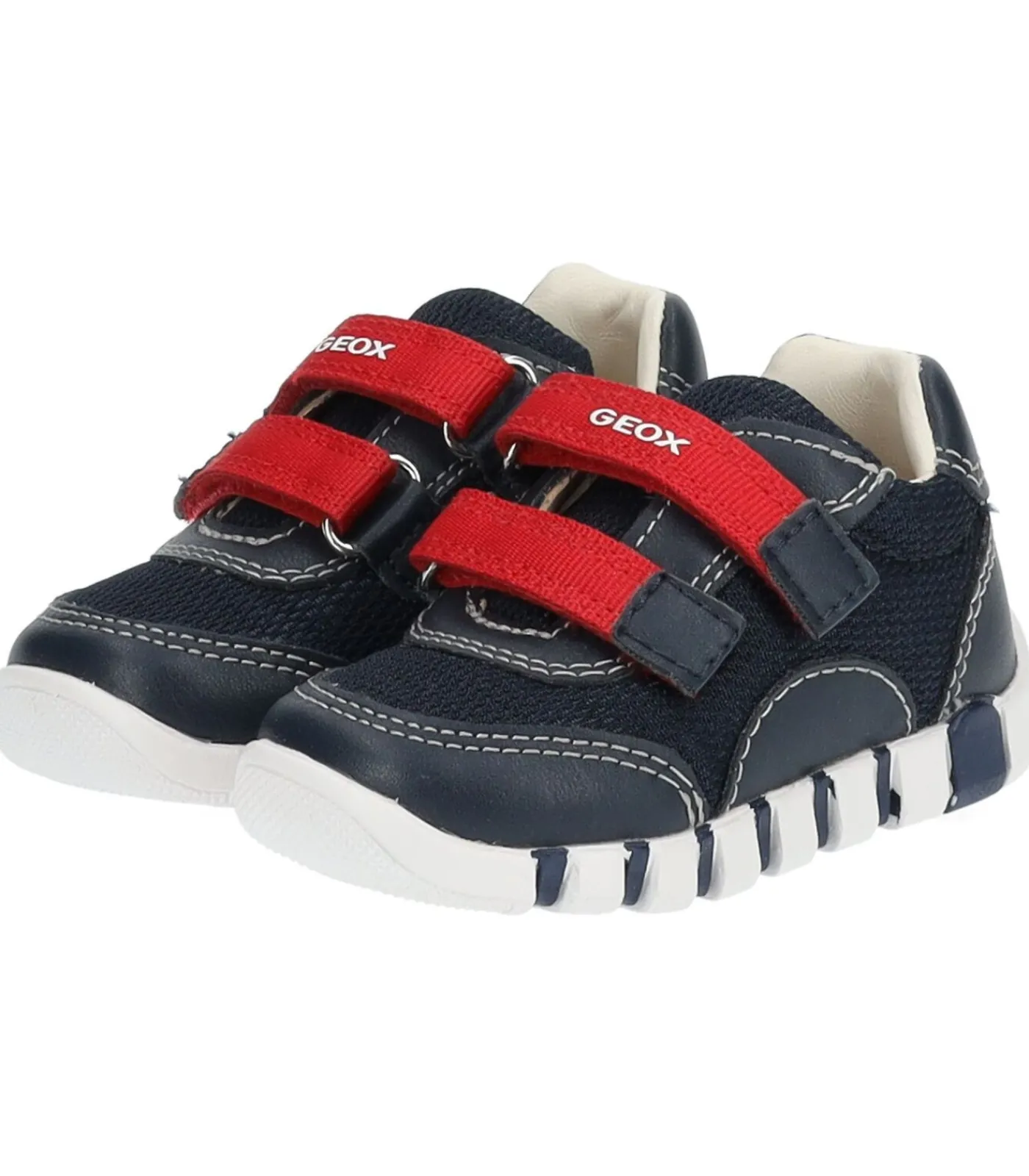 Kinderen GEOX Imitatieleer/Mesh Halfhoge schoenen