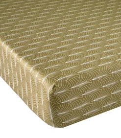 Outlet IMPERIAL Olive - Hoeslaken Satijn katoen Hoeslakens