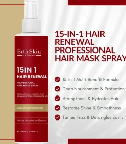 Erth Skin London 15-IN-1 HAARVERNIEUWING PROFESSIONEEL HAARMASKER SPRAY
