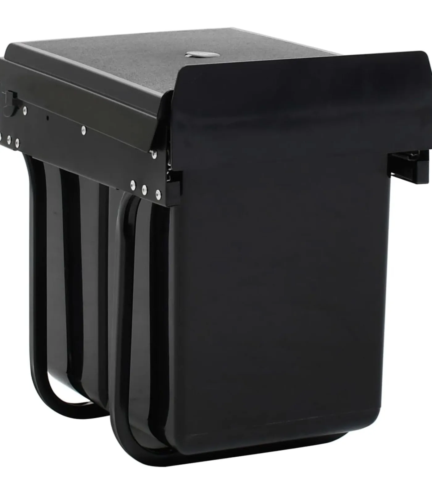 vidaXL Inbouwprullenbak uittrekbaar soft-close 20 L