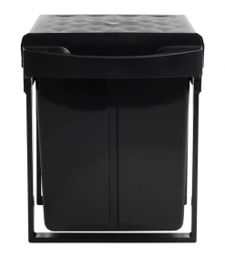 vidaXL Inbouwprullenbak uittrekbaar soft-close 48 L