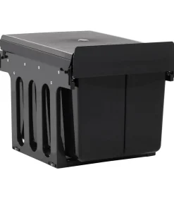 vidaXL Inbouwprullenbak uittrekbaar soft-close 48 L