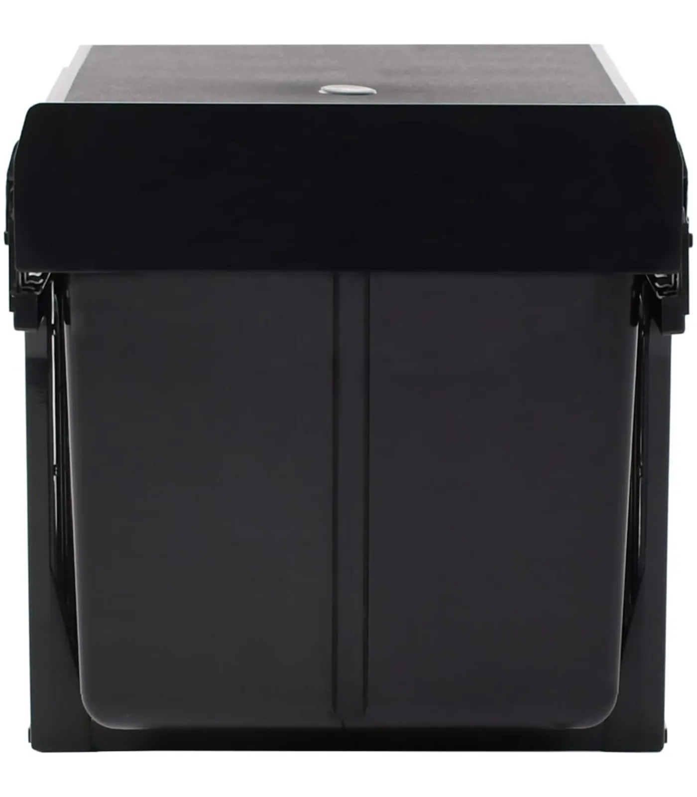 vidaXL Inbouwprullenbak uittrekbaar soft-close 48 L