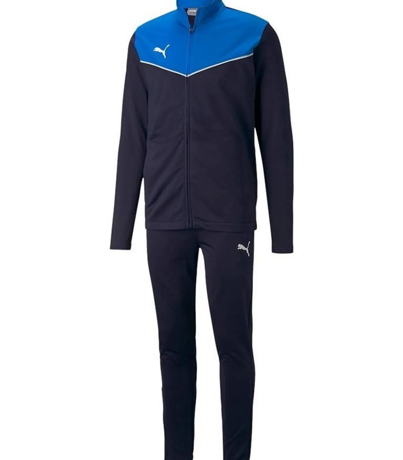 Heren PUMA INDIVIDUAL RISE - Trainingspak - Marineblauw