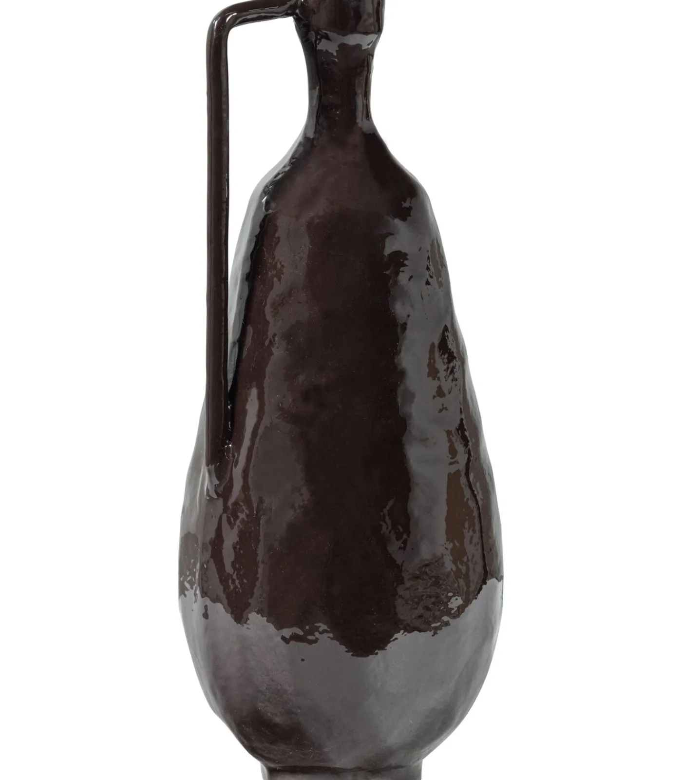 WOOOD Indre Vaas - Aluminium - Bruin - 36x18x16