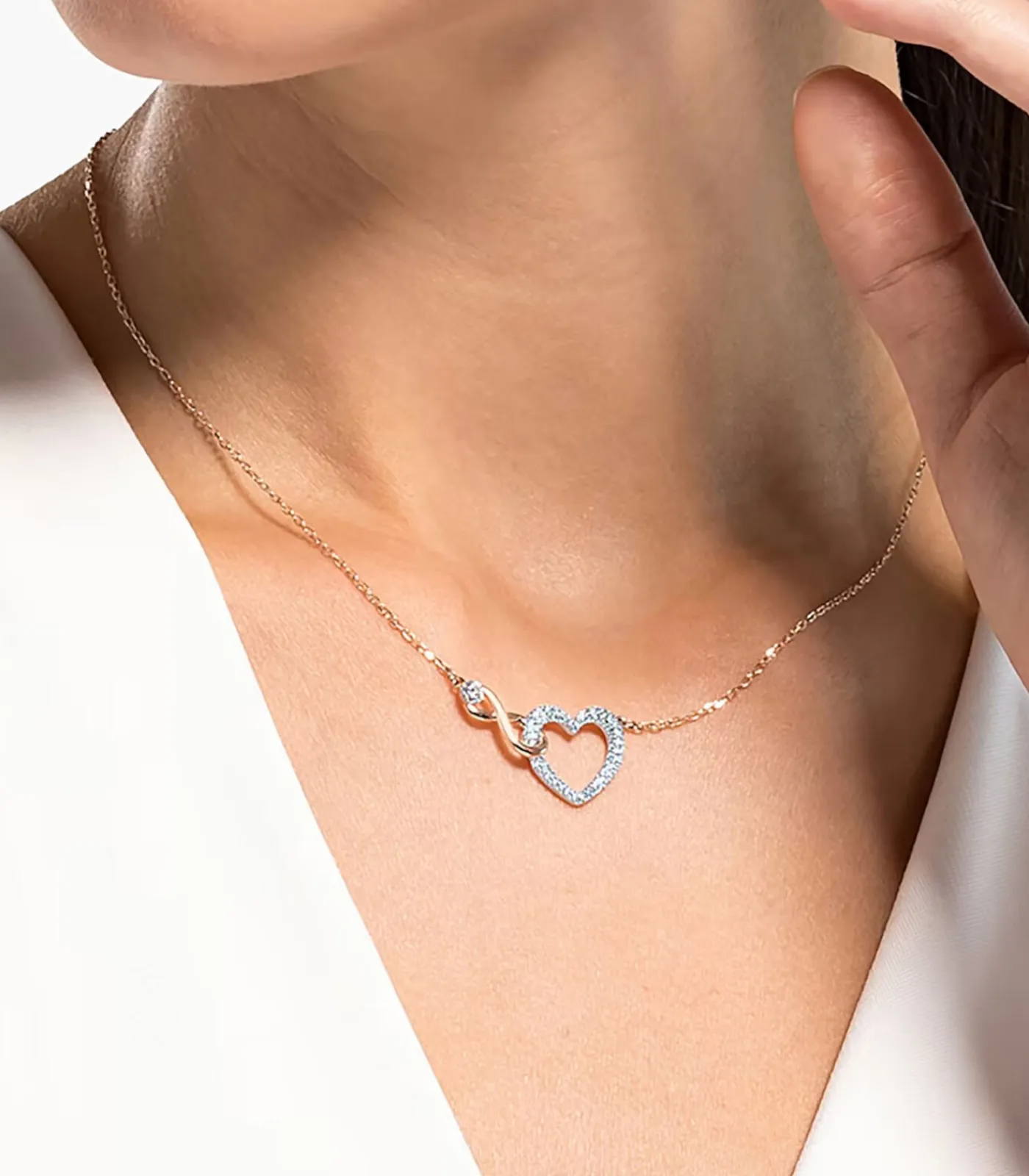 DAMES SWAROVSKI Infinity Ketting 5518865