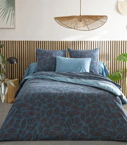 Online Iris - Laken van bamboe met print Lakens