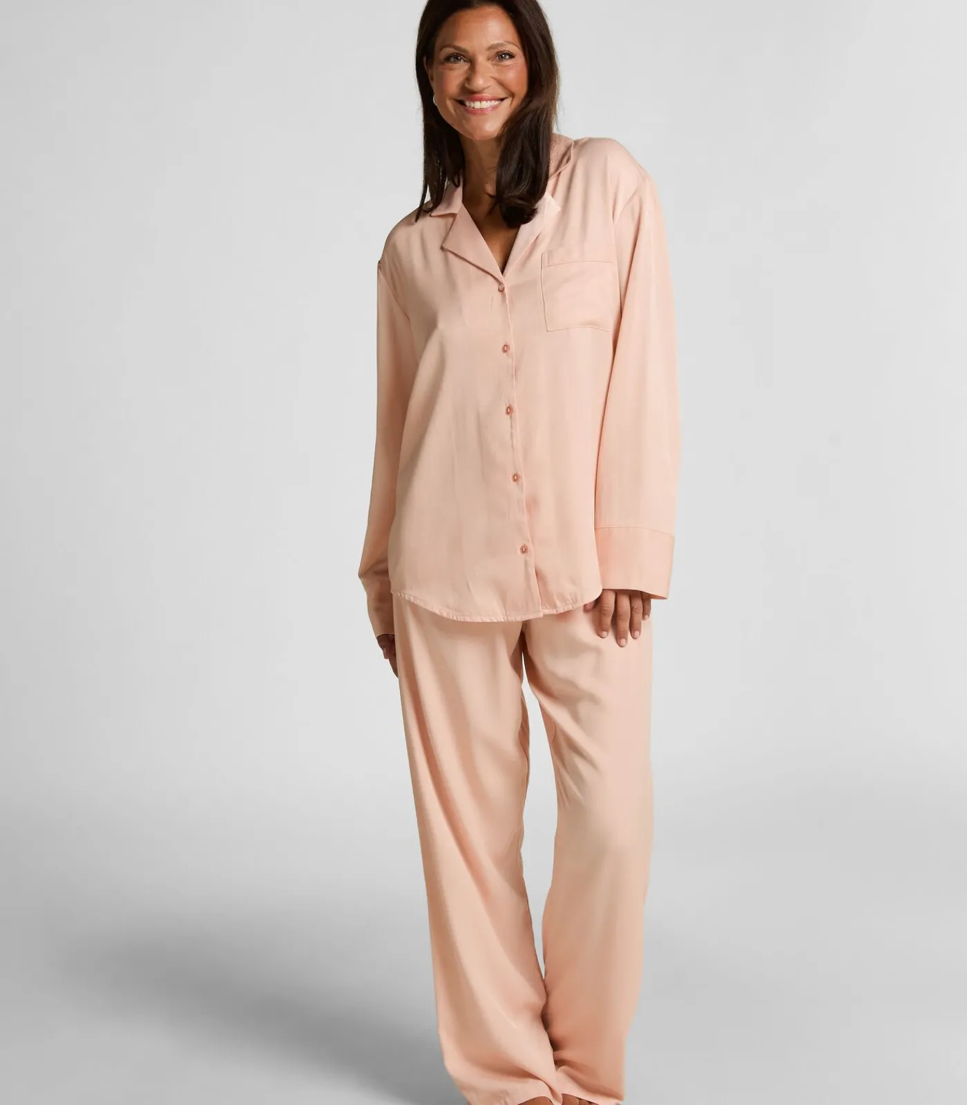 DAMES Hunkemöller Jacket lange mouwen Satijn Ayla