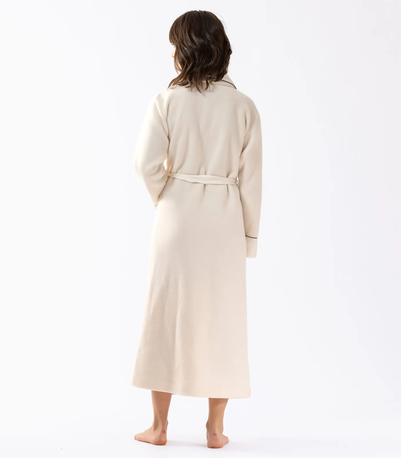 Online Jacquard badjas van microfleece en viscose GABRIELLE 660 DAMES Badjassen