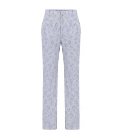 Heren ÚCHÈ Jacquardbroek met reliëf