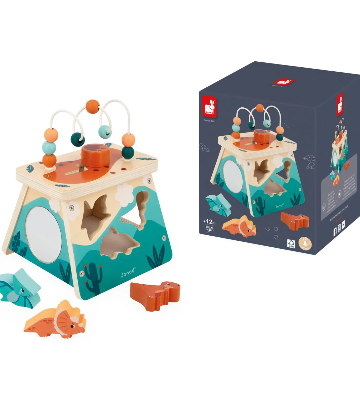 Kinderen Janod Dino - Activiteitenblok Vulkaan