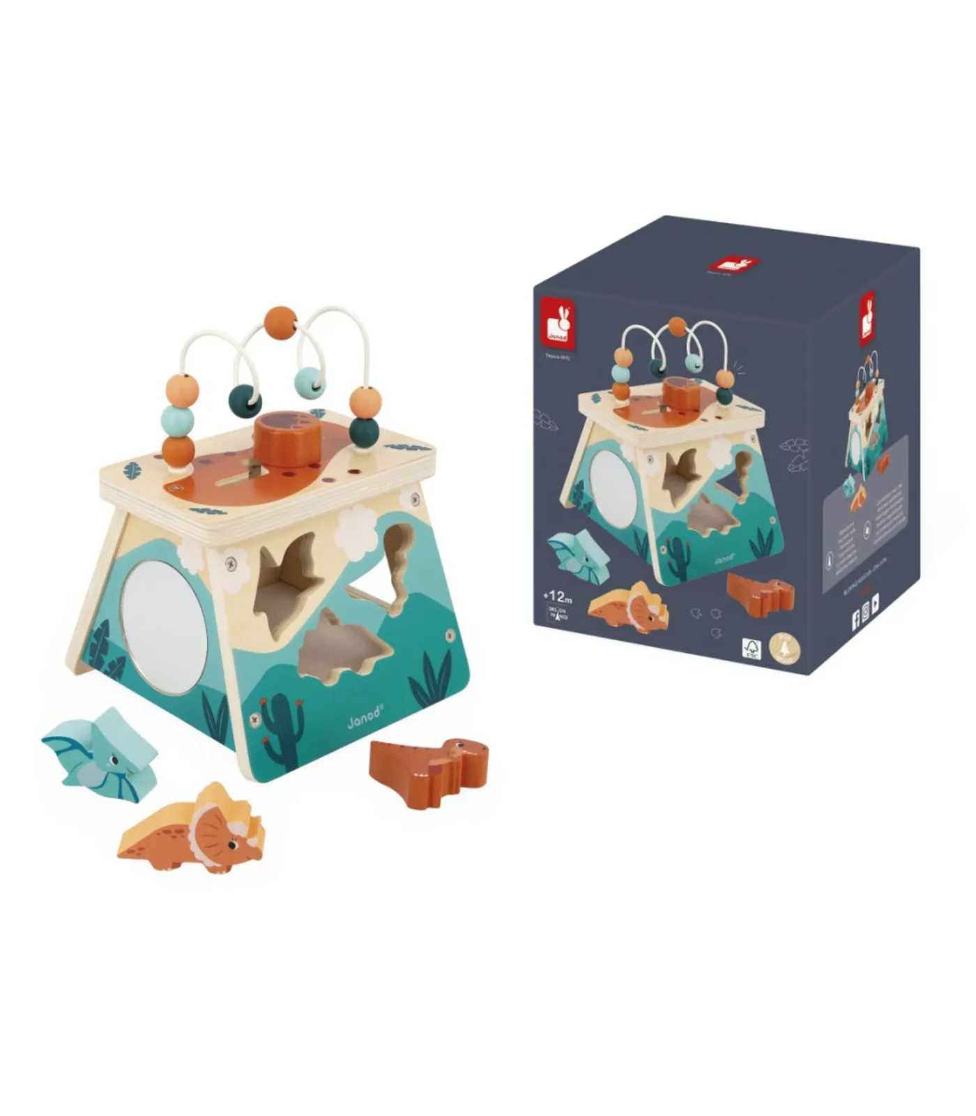 Kinderen Janod Dino - Activiteitenblok Vulkaan