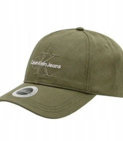 DAMES Calvin Klein JEANS - Baseball Pet - Groen