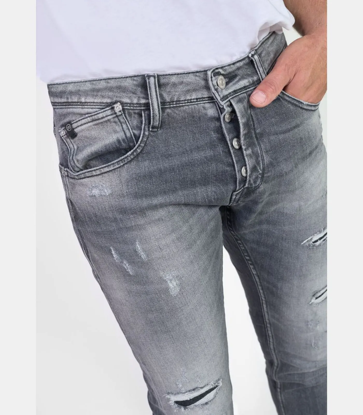 Outlet Jeans adjusted stretch 700/11, lengte 34 Heren Jeans