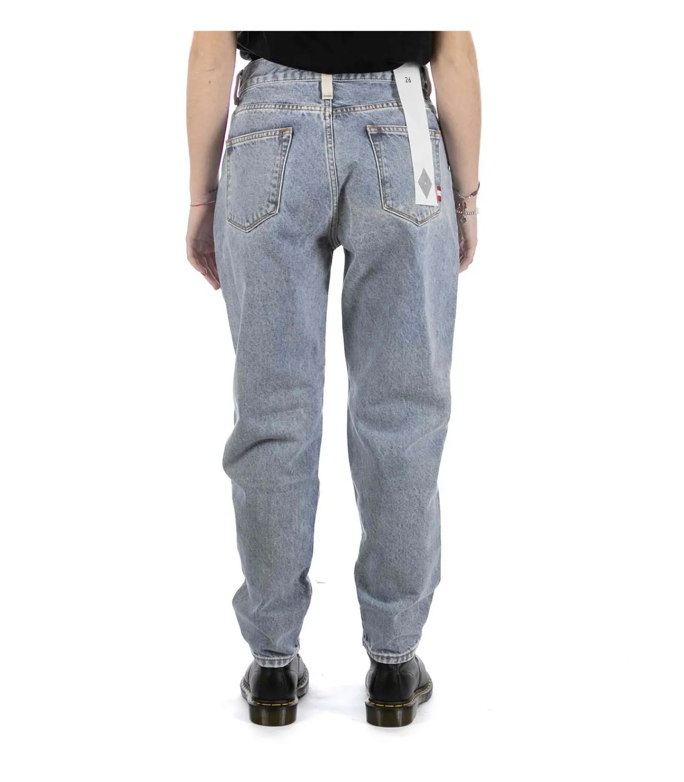DAMES AMISH Jeans Lizzie Denim Real Stone Azzurro