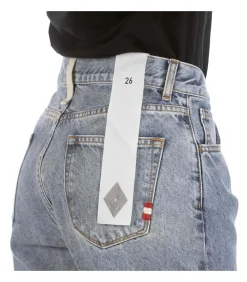 DAMES AMISH Jeans Lizzie Denim Real Stone Azzurro