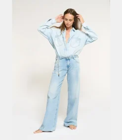 New Jeans flare , lengte 34 DAMES Jeans