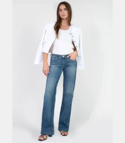 Sale Jeans flare flare, lengte 34 DAMES Jeans