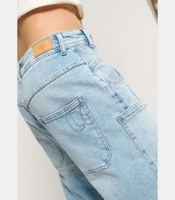 Outlet Jeans loose, wijd MADIENEO, lengte 34 DAMES Jeans