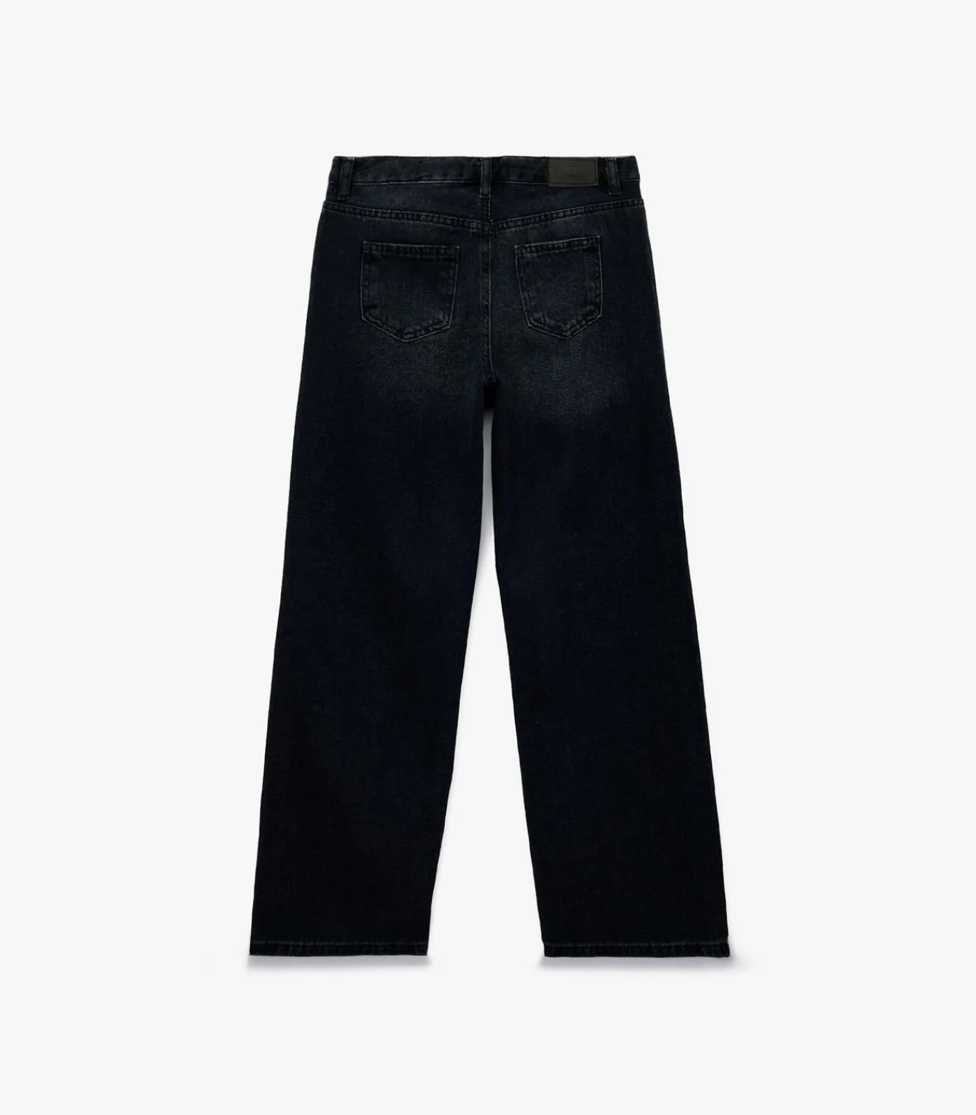 Kinderen Koton Jeans Meisjes Donkerblauw Wijde Pijpen met Zakdetail