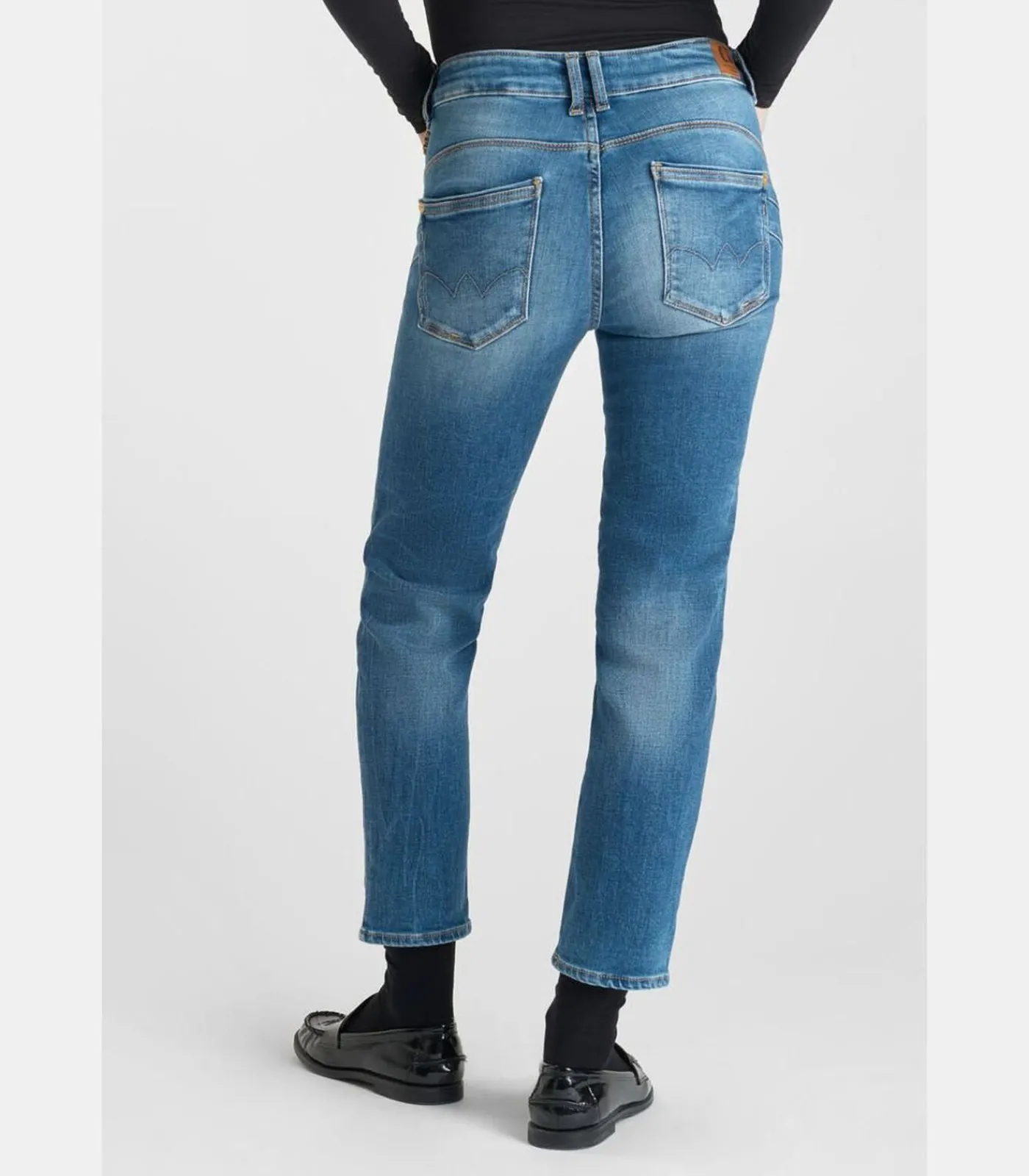 DAMES Le Temps des Cerises Jeans push-up regular hoge taille PULP, 7/8