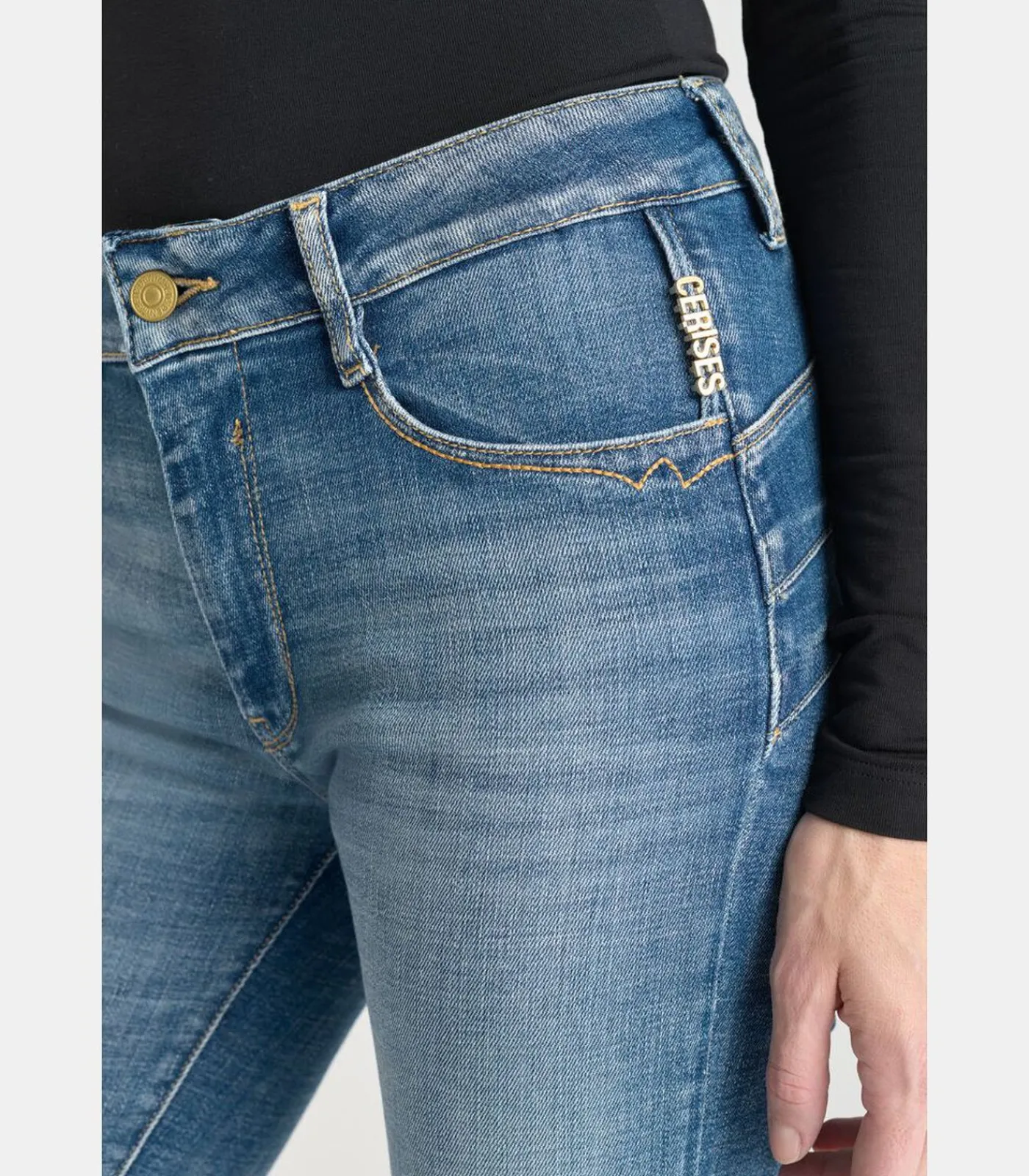 Clearance Jeans push-up slim hoge taille PULP, 7/8 DAMES Jeans