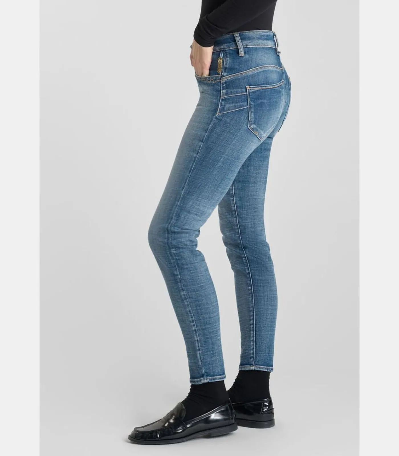 Clearance Jeans push-up slim hoge taille PULP, 7/8 DAMES Jeans