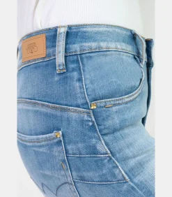 New Jeans push-up slim hoge taille PULP, 7/8 DAMES Jeans