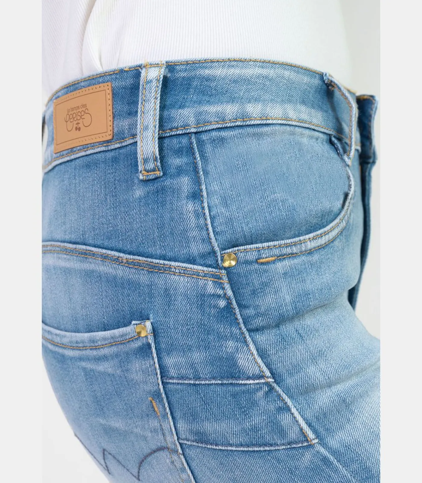 New Jeans push-up slim hoge taille PULP, 7/8 DAMES Jeans