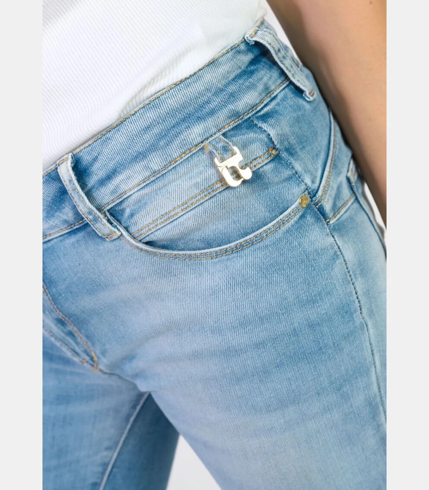 Sale Jeans push-up slim PULP, lengte 34 DAMES Jeans