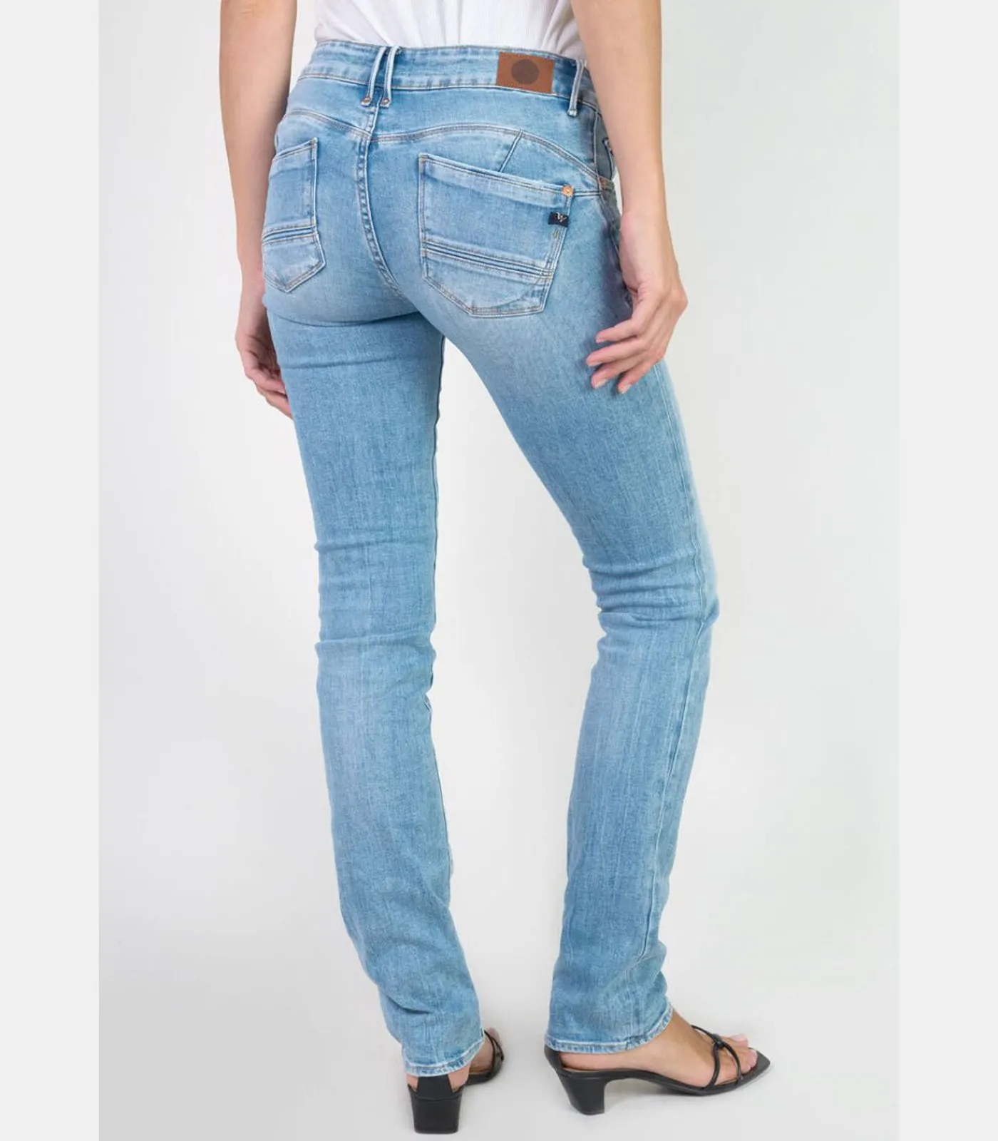 New Jeans push-up slim PULP, lengte 34 DAMES Jeans