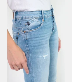 New Jeans push-up slim PULP, lengte 34 DAMES Jeans