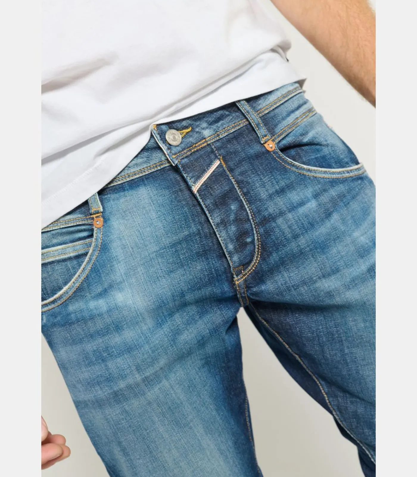 Jeans slim stretch 700/11, lengte 34 Heren Jeans