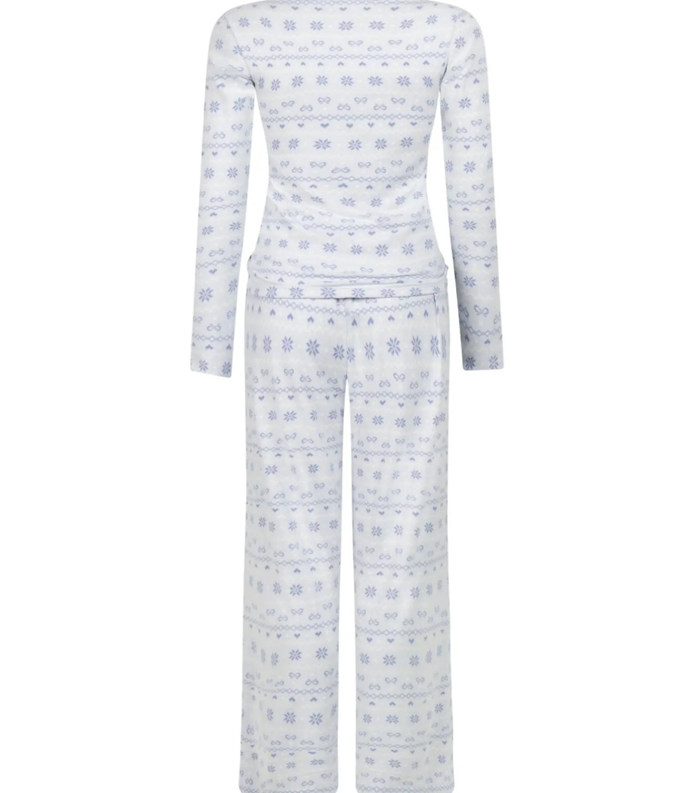 Best Jersey pyjamaset Fairisle DAMES Nachtmode