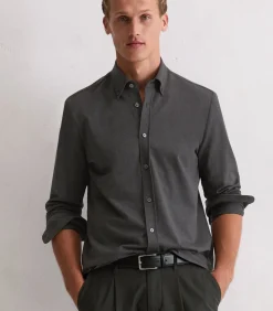 Discount Jersey shirt regular Heren Hemden