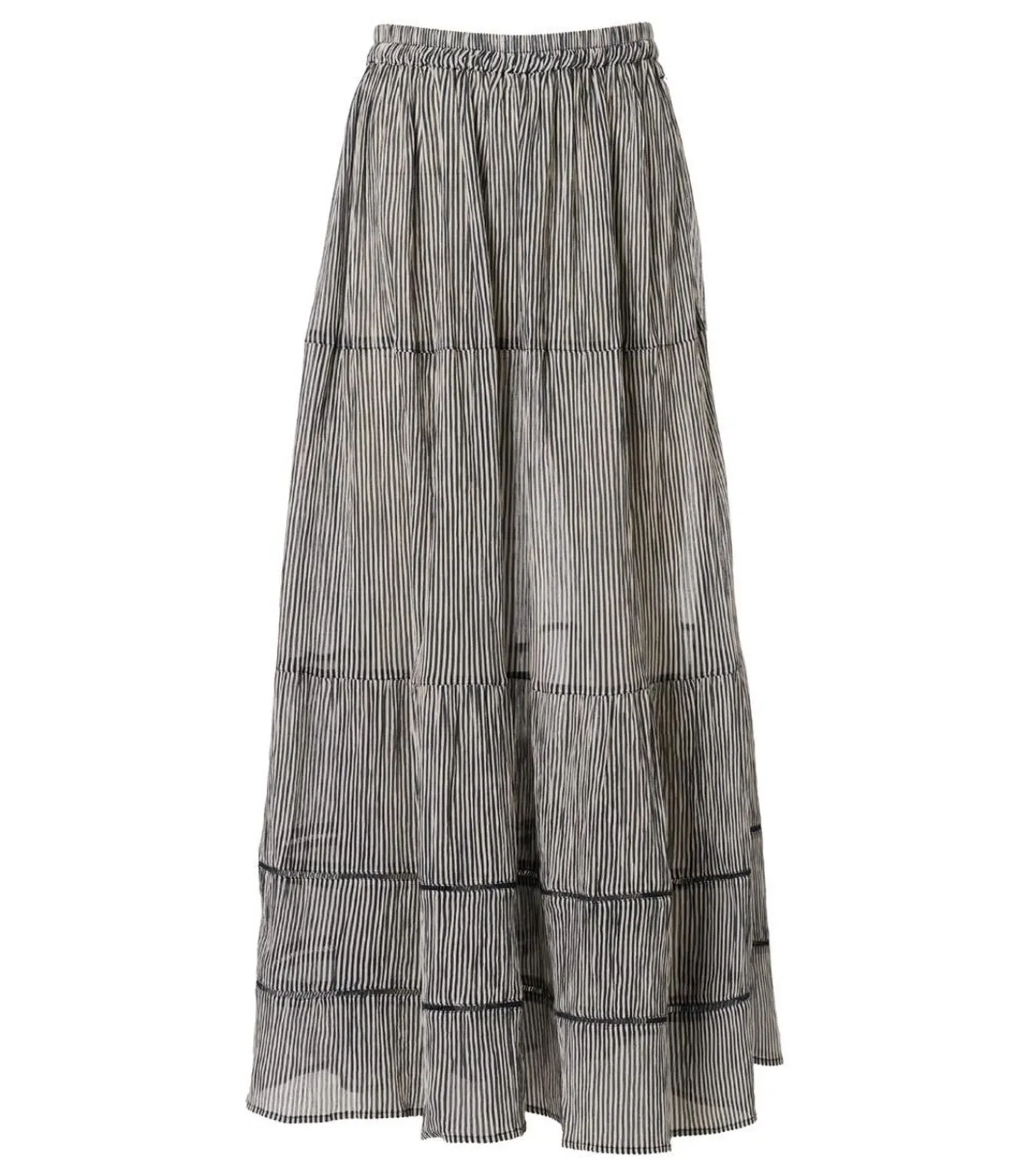 New Jody Print Rok Navy / Off White DAMES Rokken