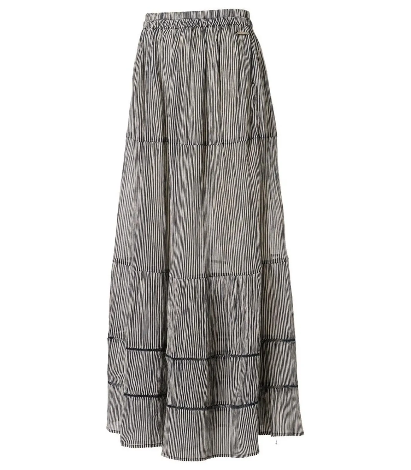 New Jody Print Rok Navy / Off White DAMES Rokken