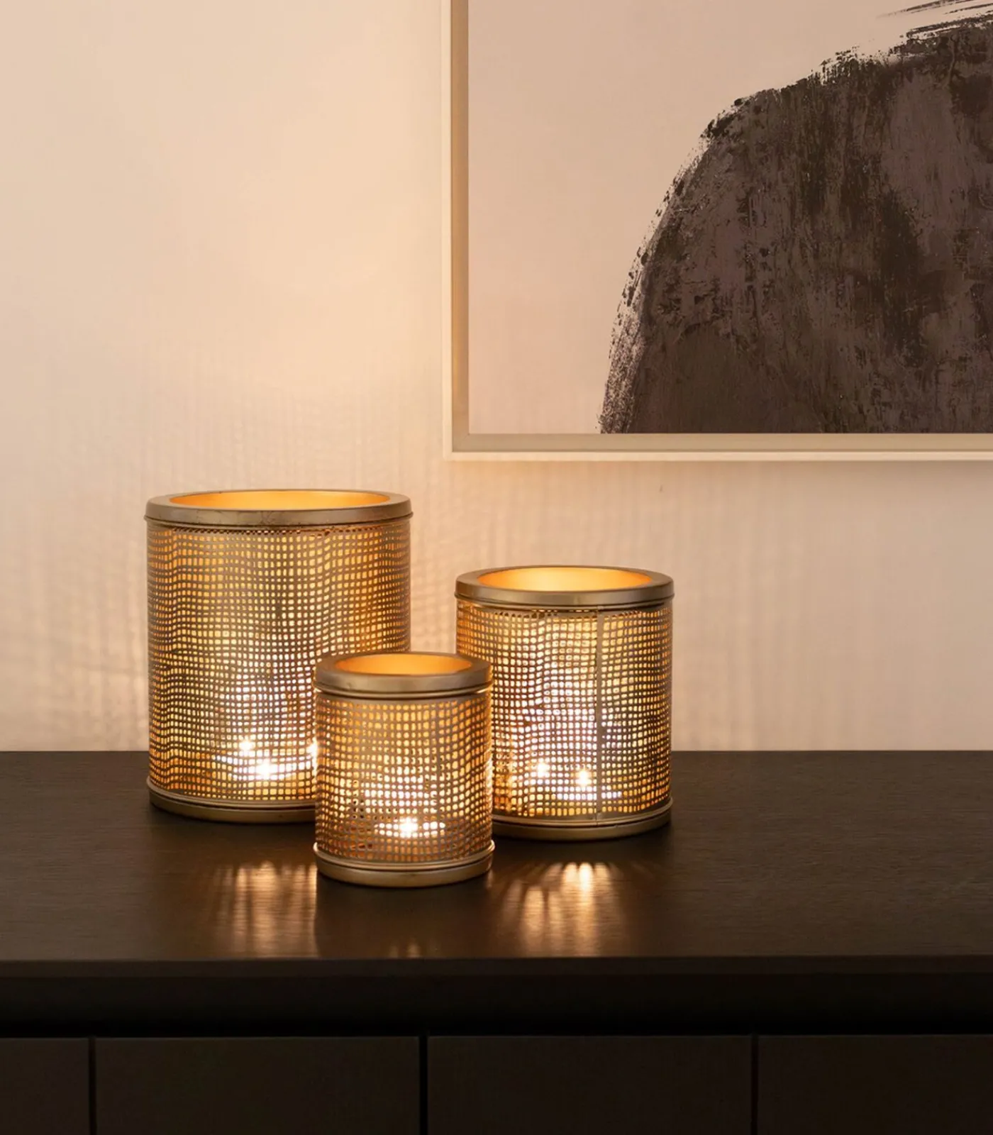 Clearance Joleen - Theelichthouder - Zwart Decoratie