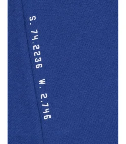 Outlet Jongens T-shirt met lange mouwen, blauw, met print op de rug Kinderen T-Shirts & Polo's